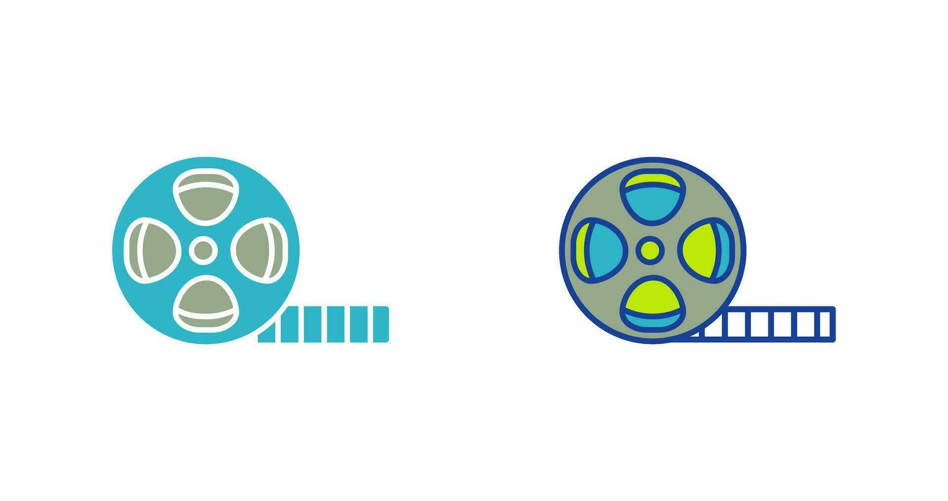 Film Reel Vector Icon