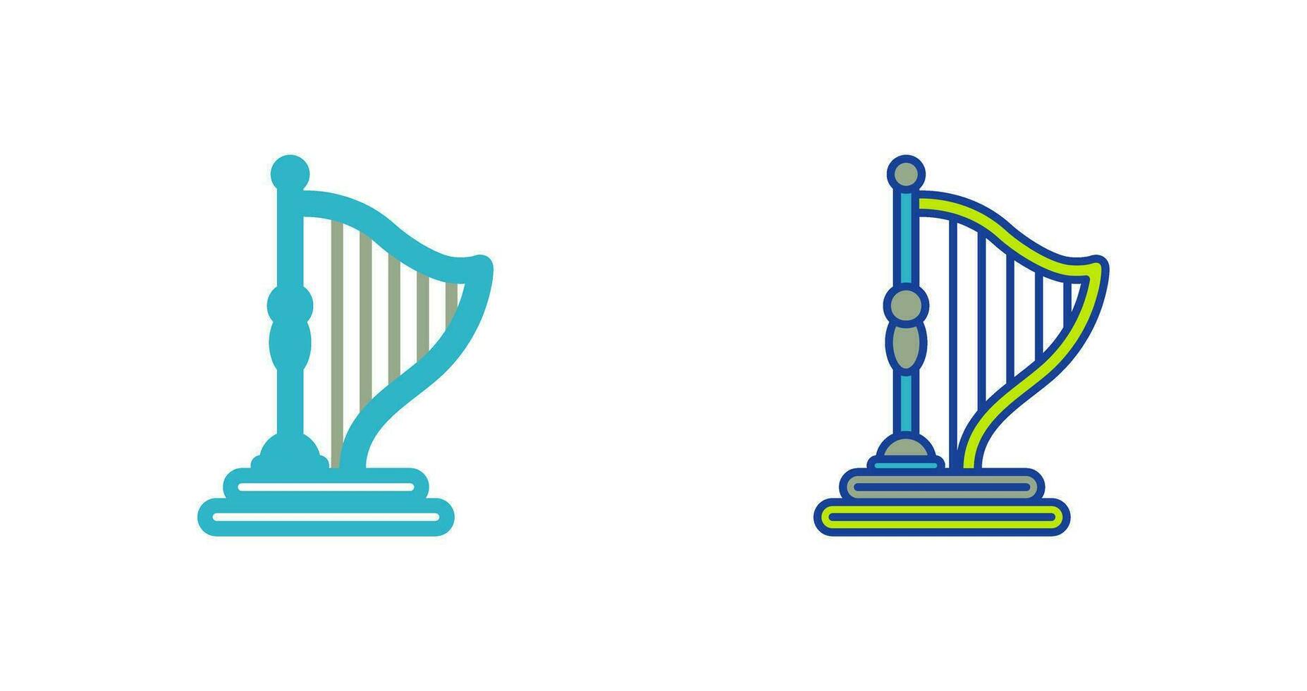 Harp Vector Icon