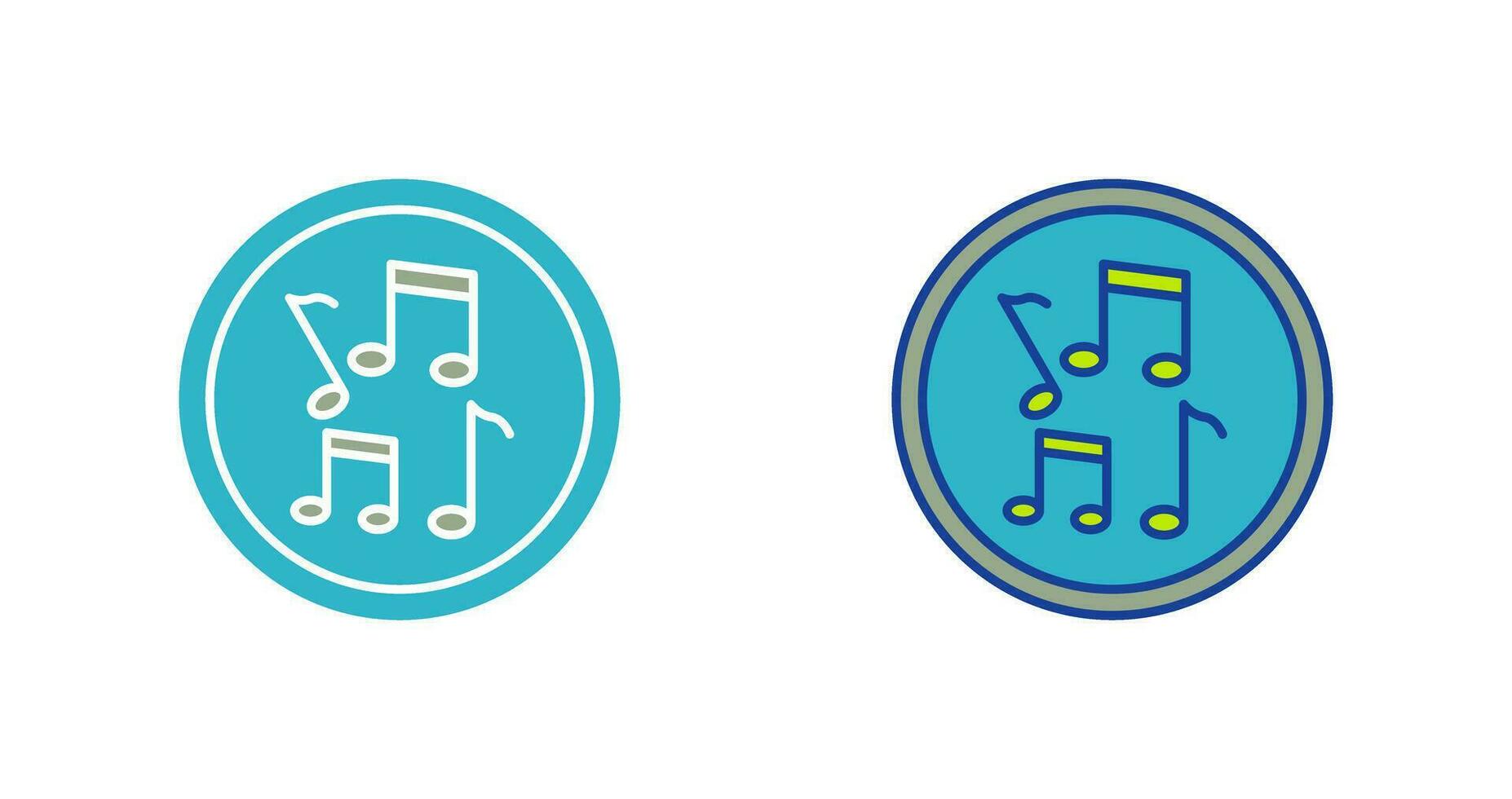 Musical Notes Vector Icon