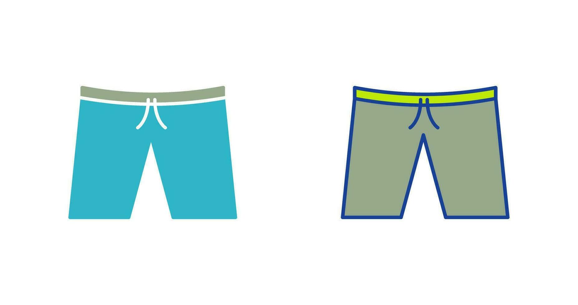 icono de vector de pantalones cortos