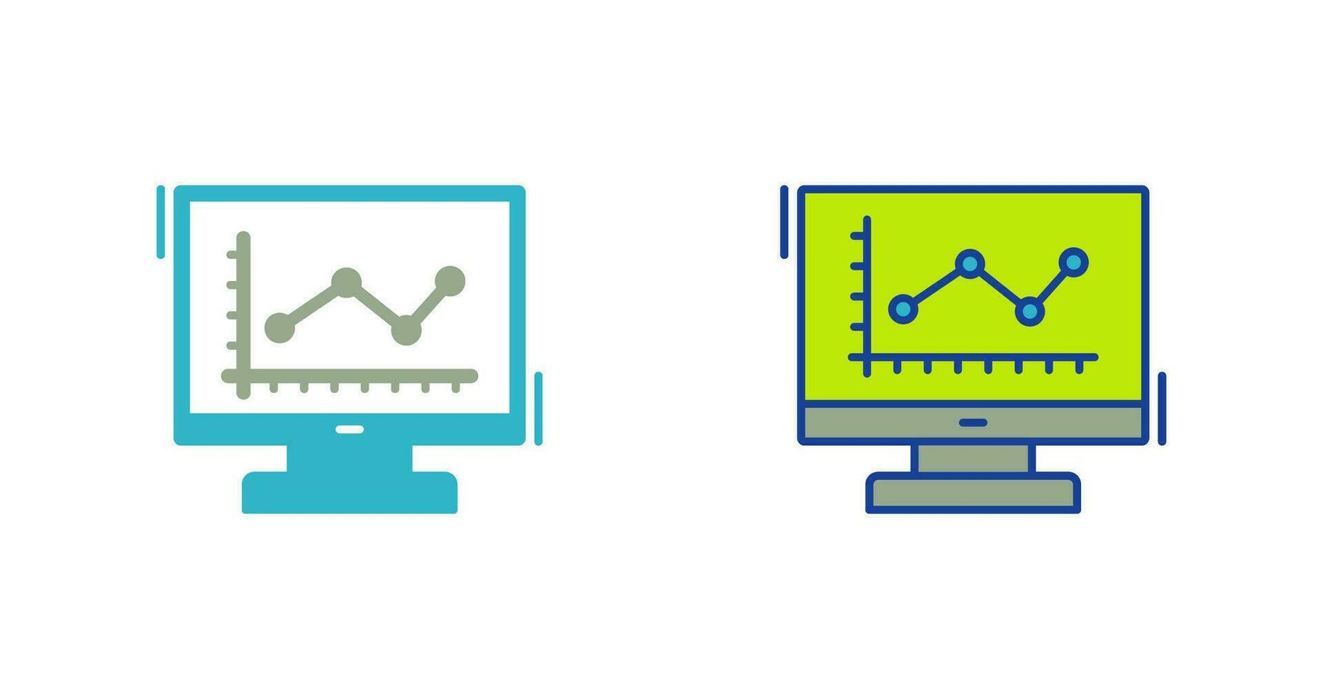 Line Chart Vector Icon