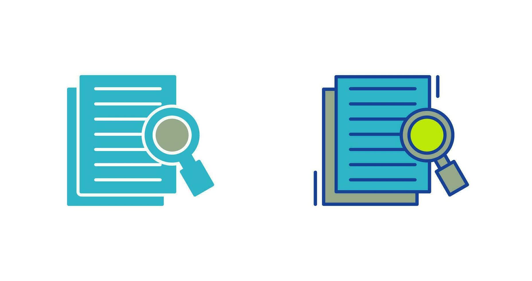 Details Looking Vector Icon