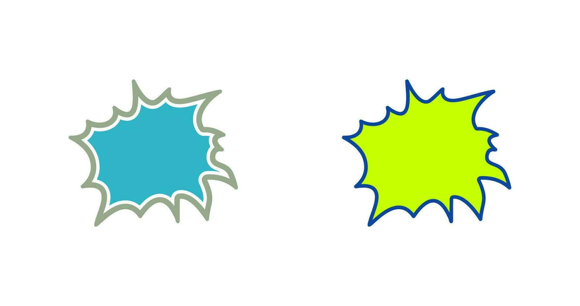 Unique Explosion Vector Icon