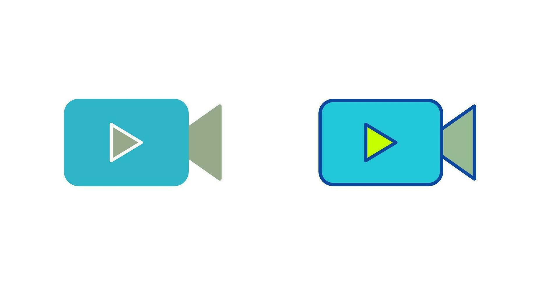 Unique Video Vector Icon