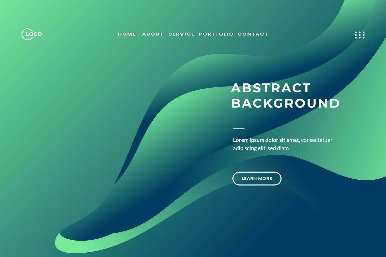 Green Abstract Background is perfect looking for a background for a website or just a single image, a green background can provide the perfect solution. vector