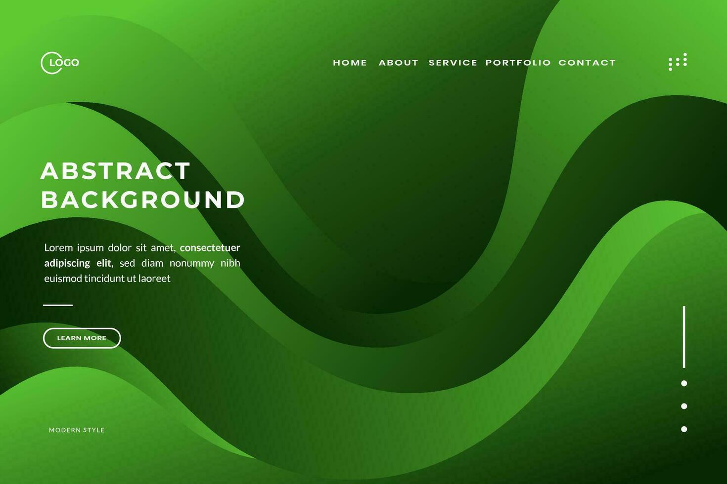 Green Abstract Background is perfect looking for a background for a website or just a single image, a green background can provide the perfect solution. vector