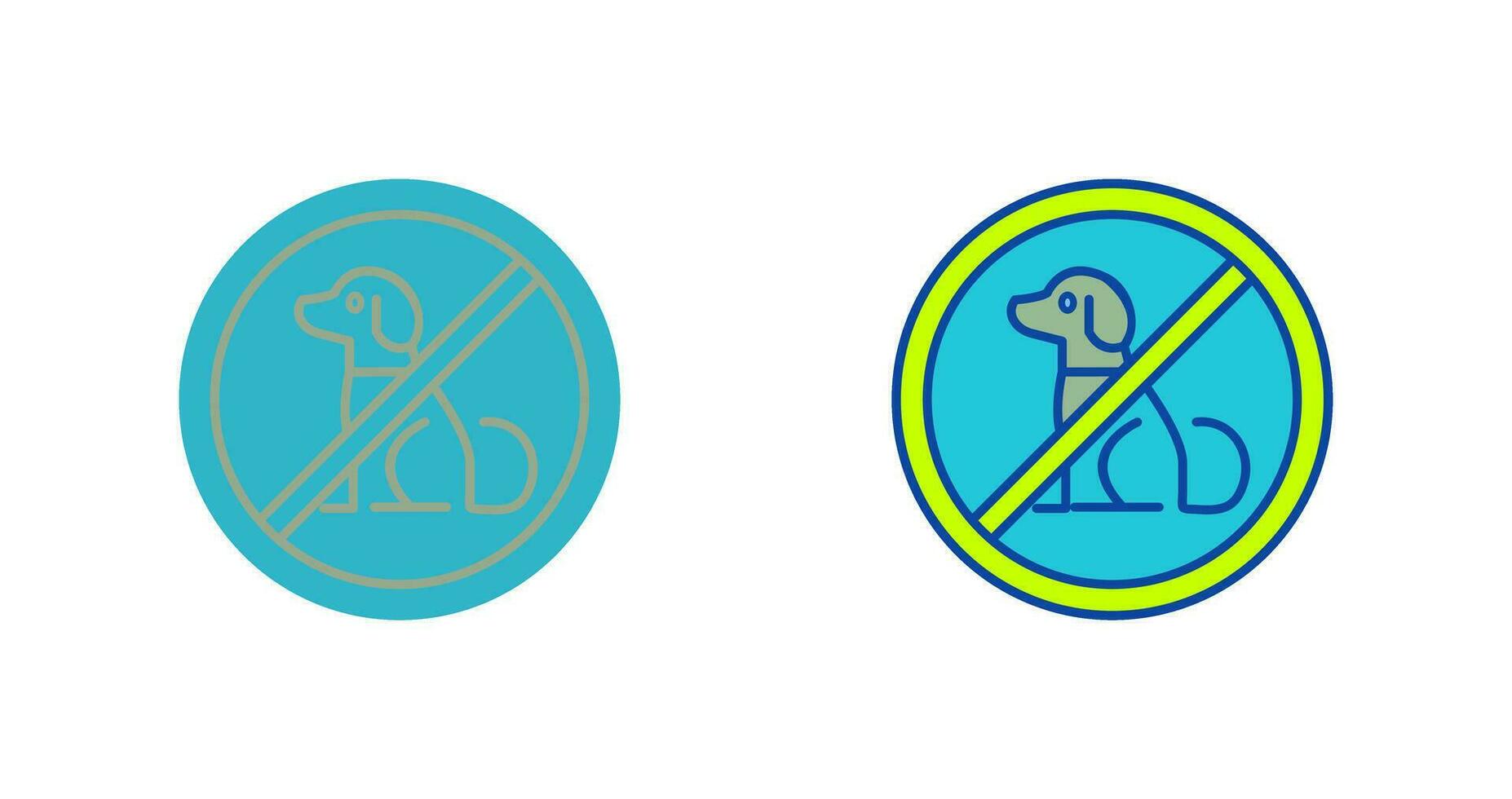 No Pets Vector Icon