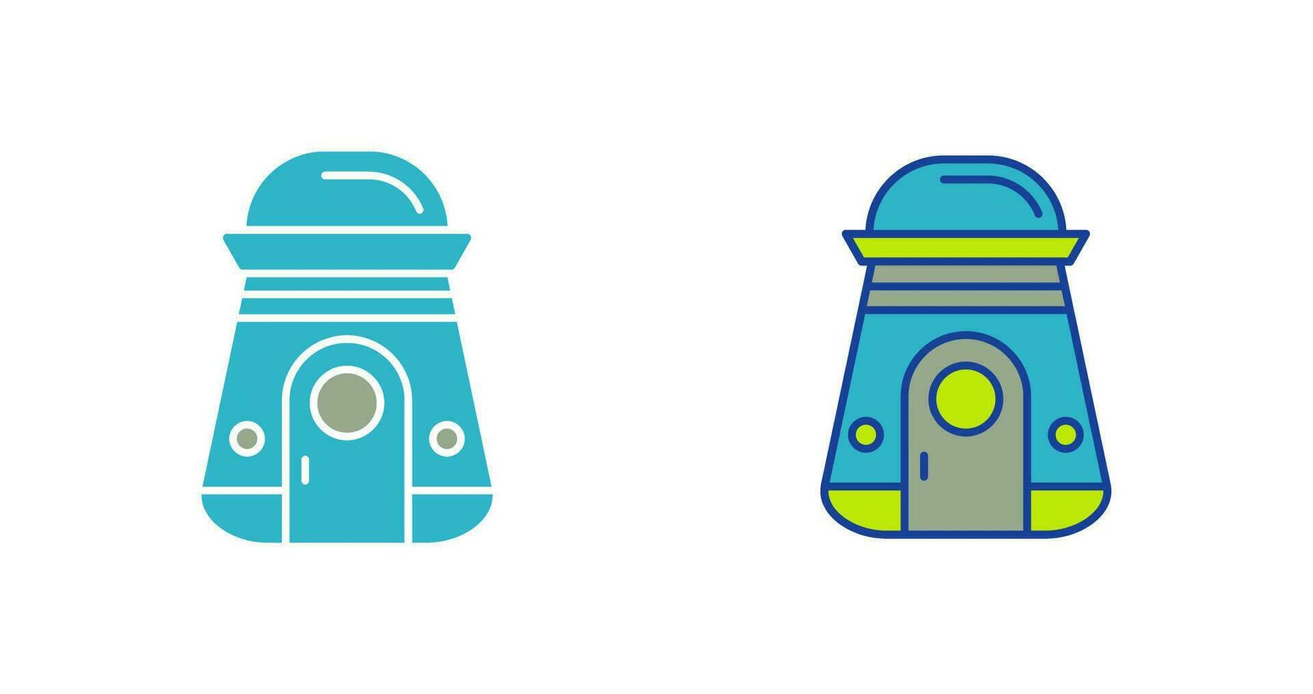 Space Capsule Vector Icon