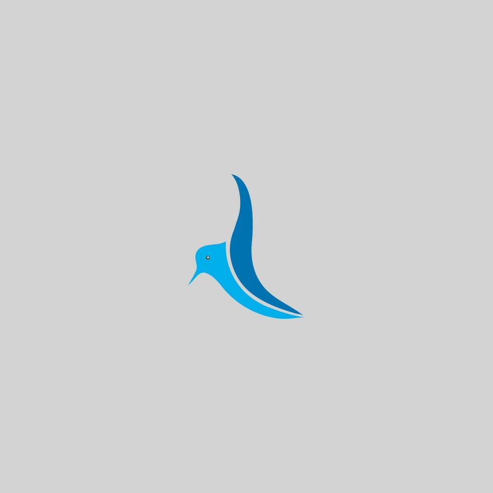 Flying Wings Bird Logo design vector