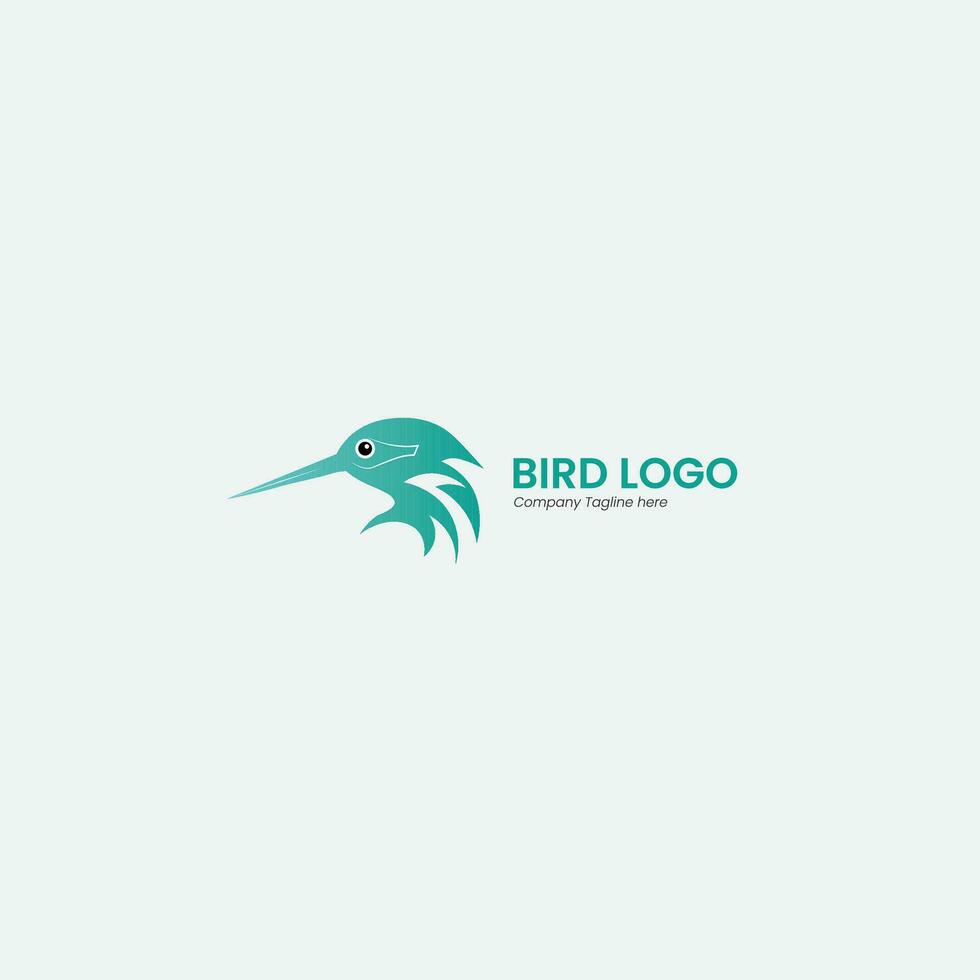 Flying Wings Bird Logo design vector