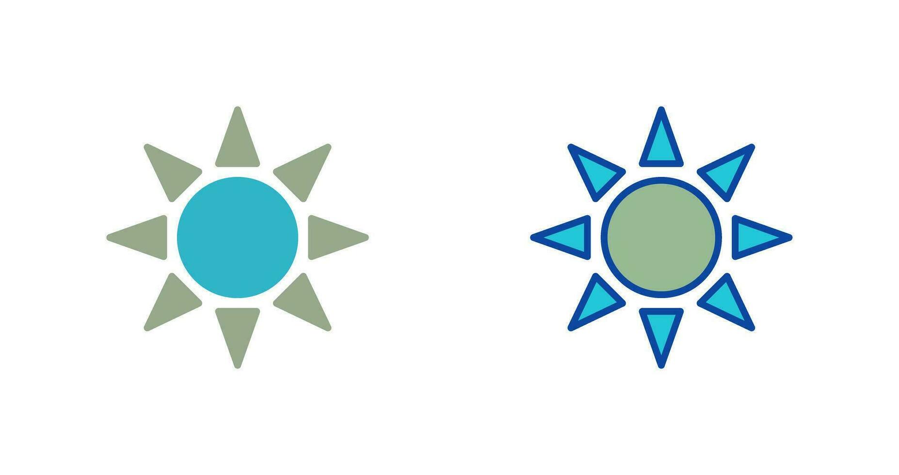 UV Radiation Vector Icon