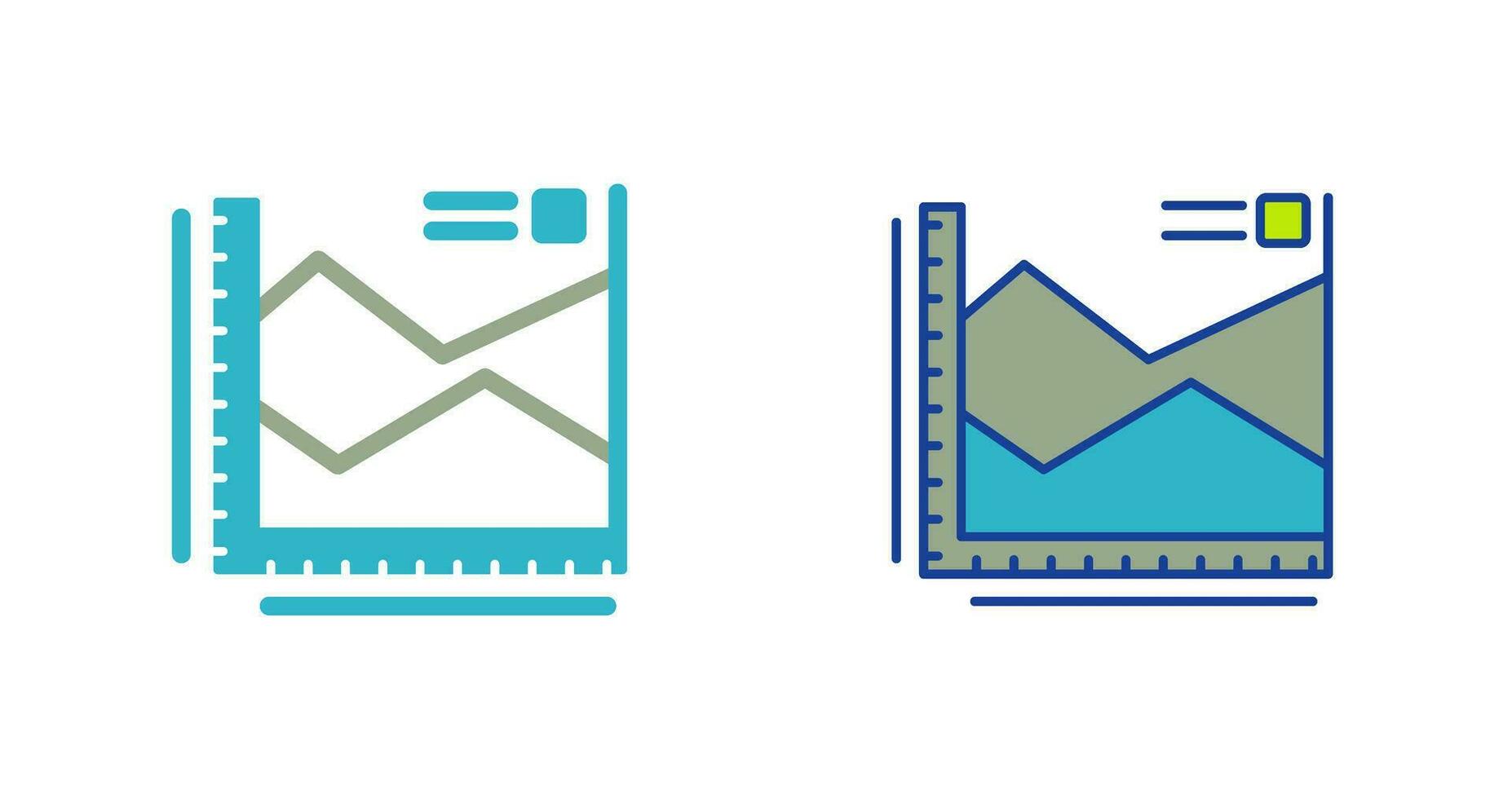 Spline Chart Vector Icon