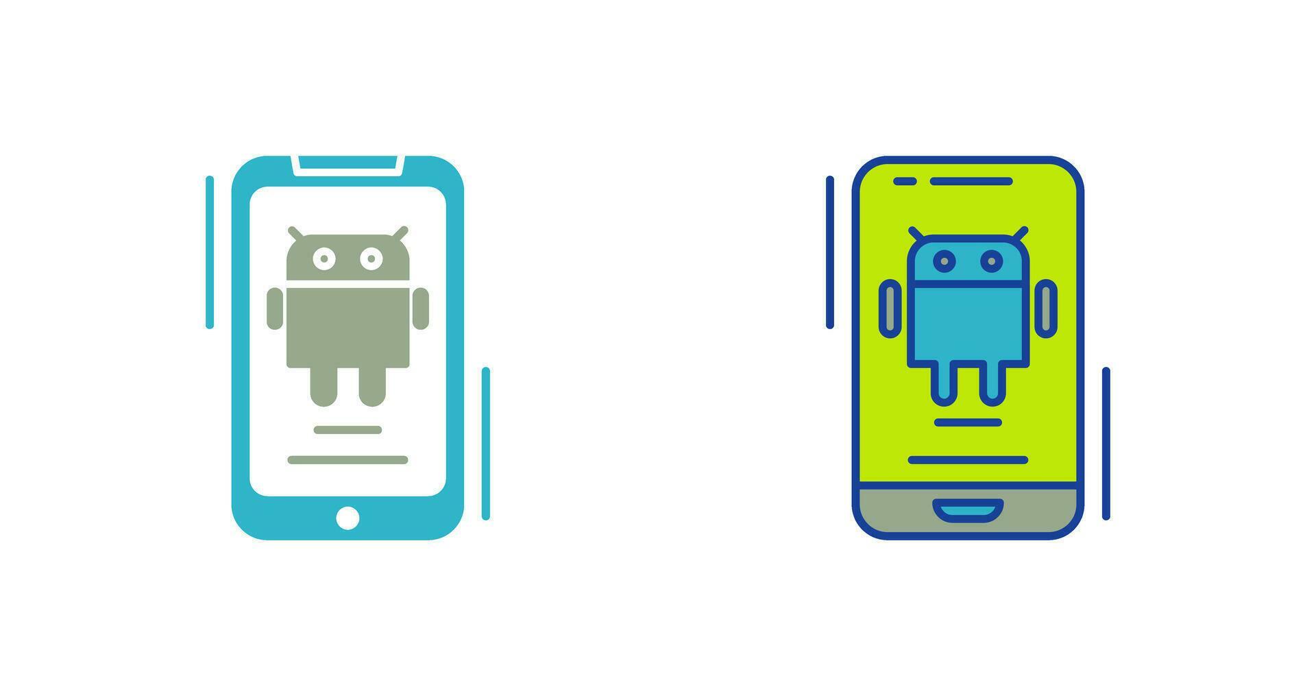Android Vector Icon 29459481 Vector Art at Vecteezy
