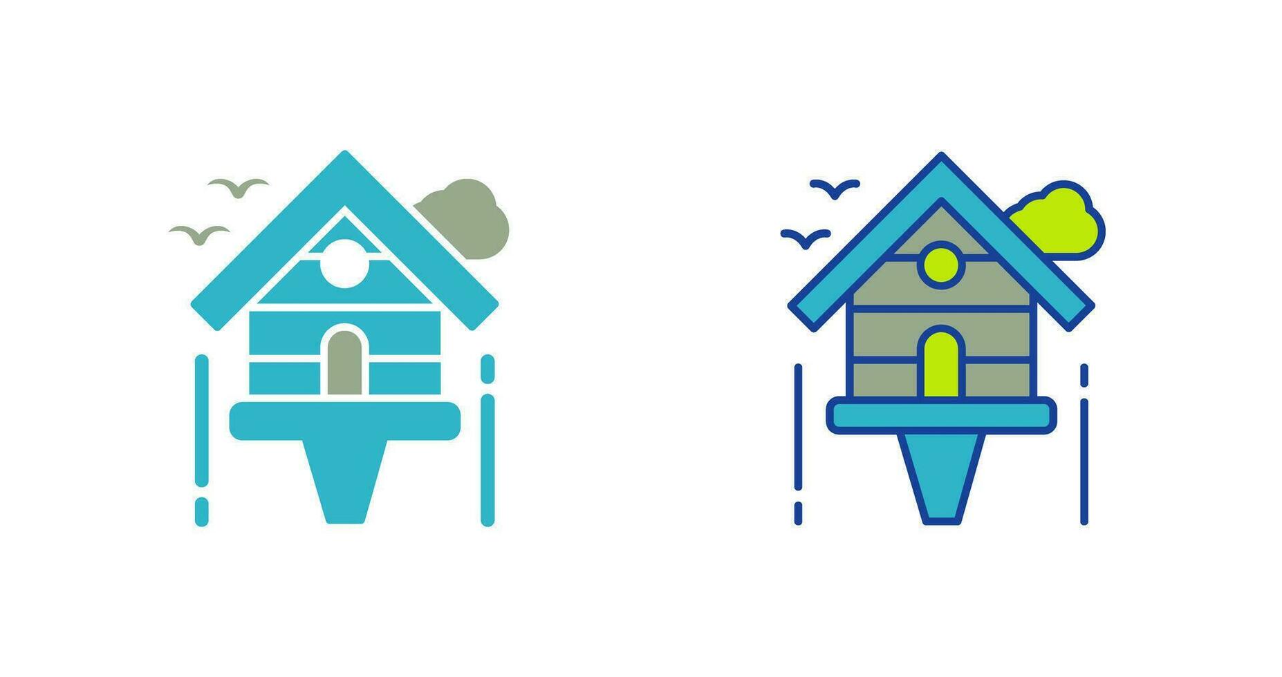 Birdhouse Vector Icon