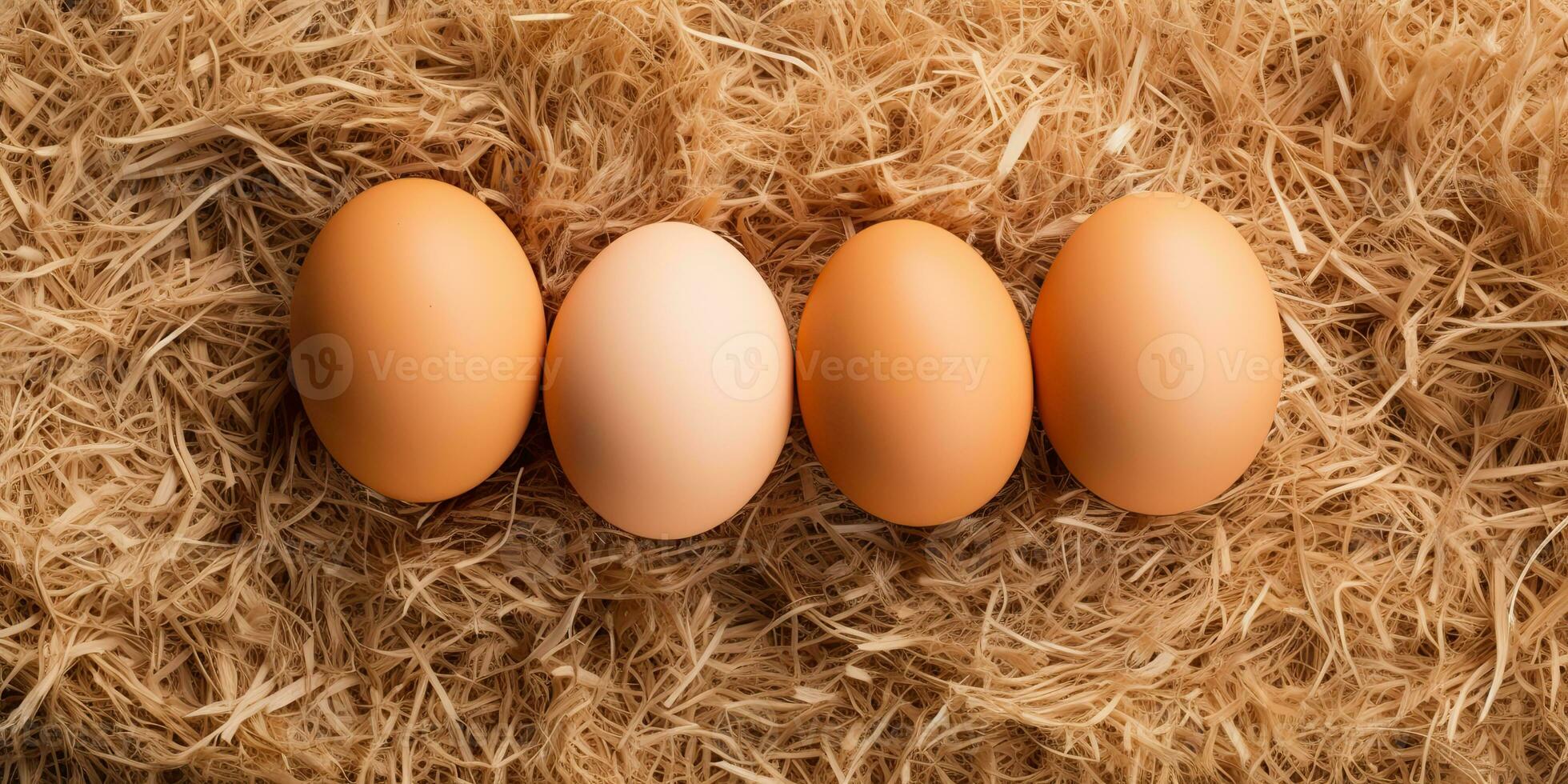 AI Generated. AI Generative. Eco organic chicken hen eggs template background mock up. Graphic Art photo