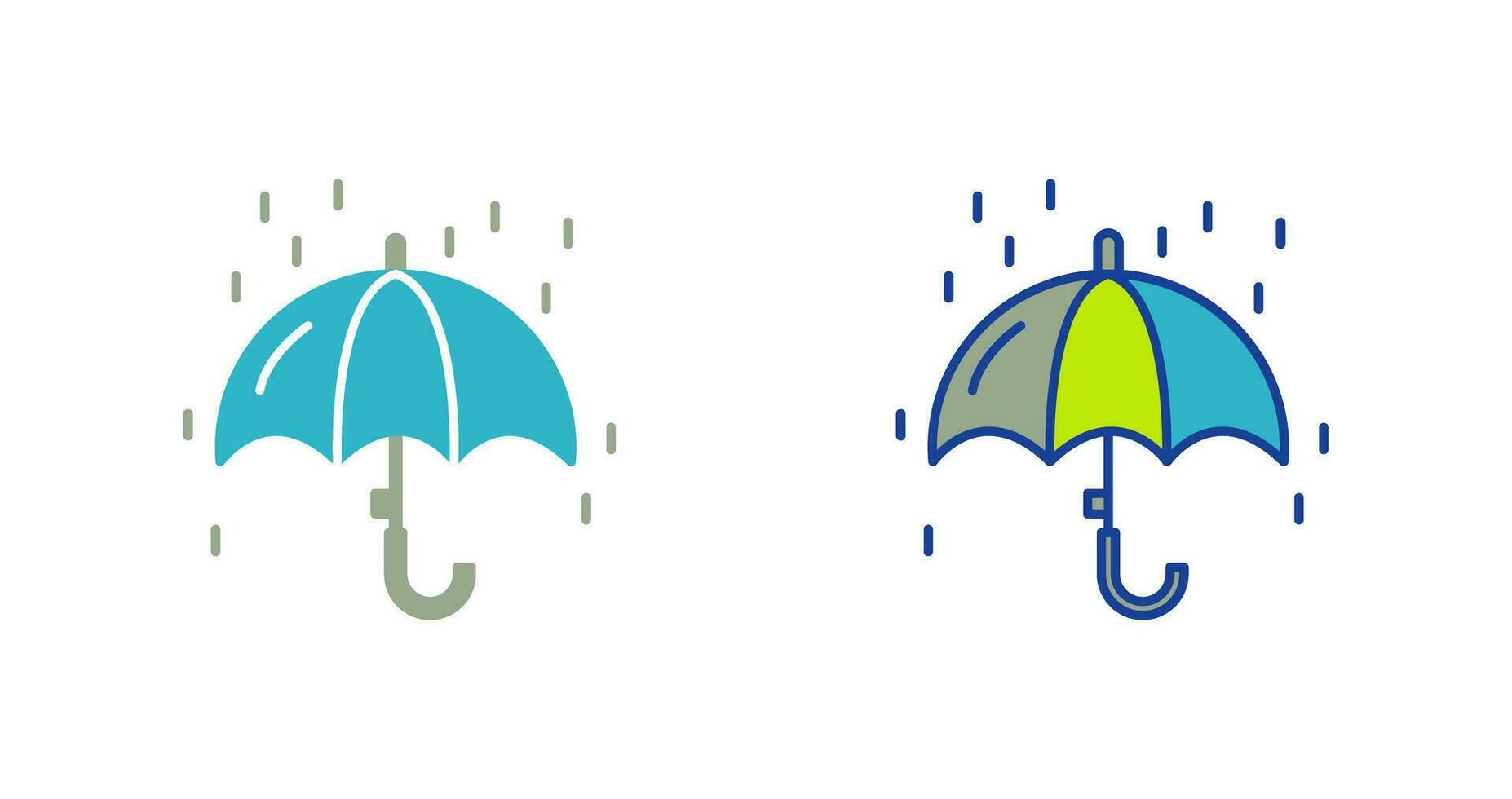 Raining Vector Icon