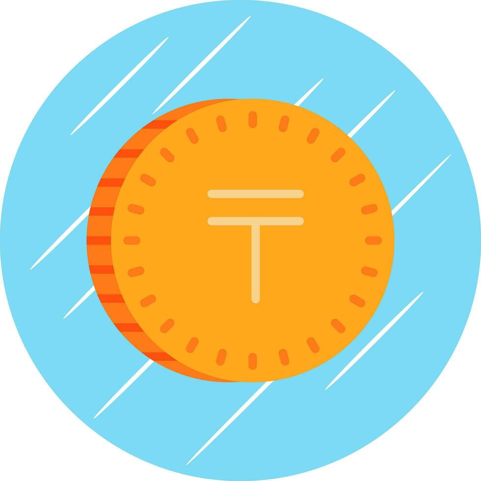 Tenge Vector Icon Design