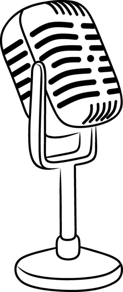 Microphone icon vector