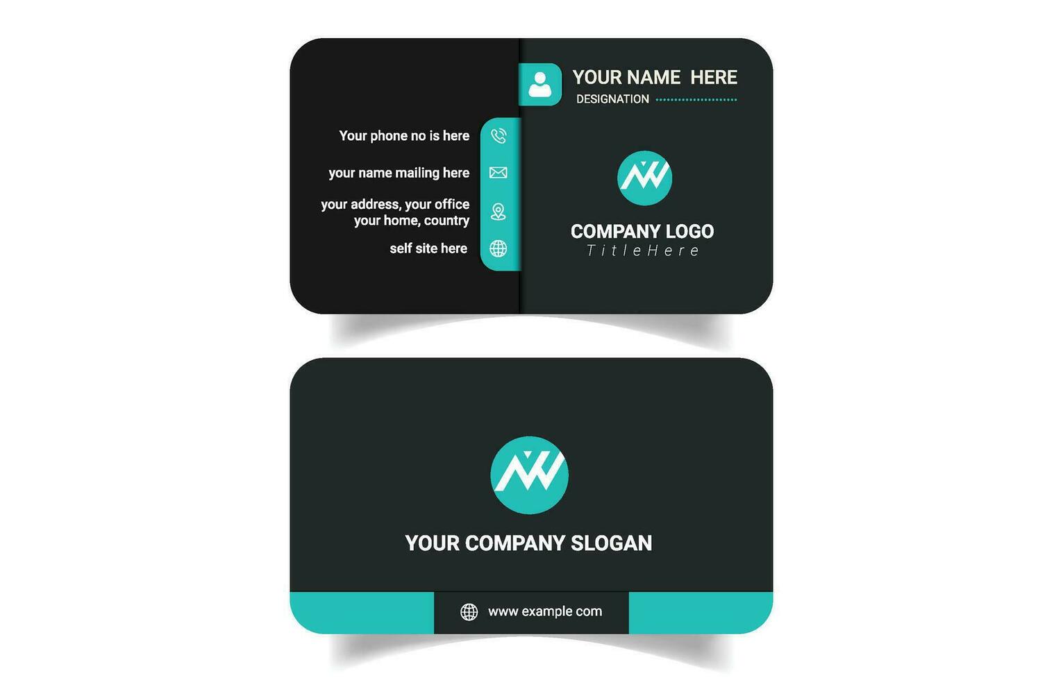 Luxury creative modern business card template vector