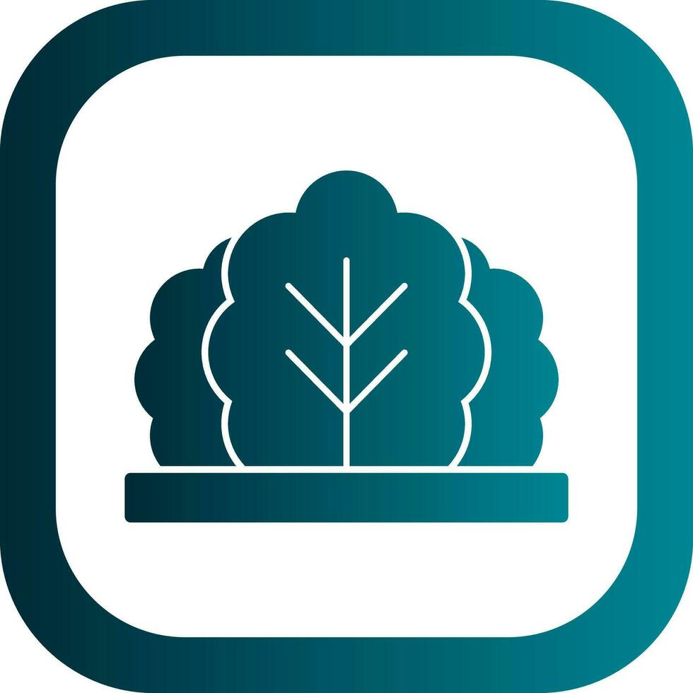 Bush Vector Icon Design