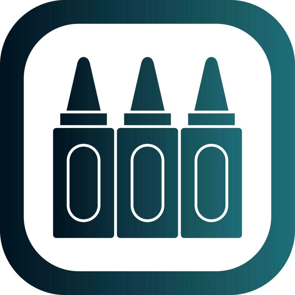 Crayon Vector Icon Design