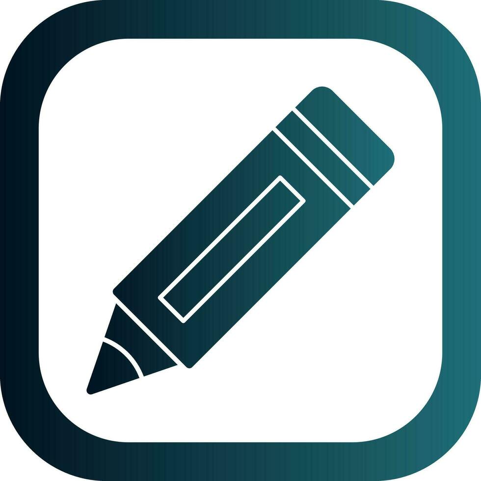 Crayon Vector Icon Design