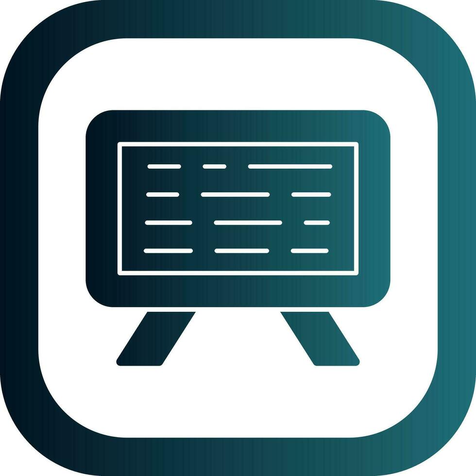 Chalkboard Vector Icon Design
