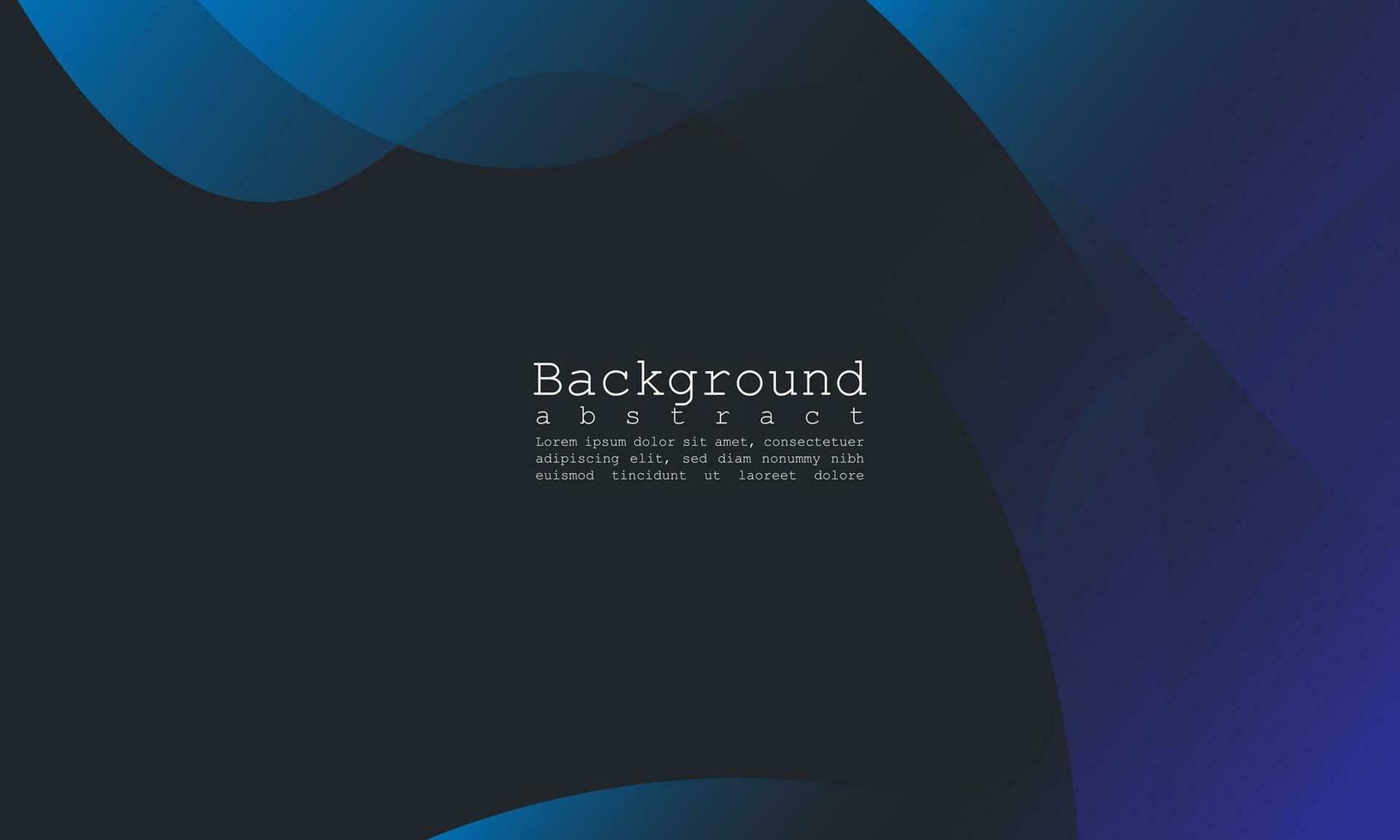 Blue abstract background gradient liquid wave with copy space for text. Vector Illustration. eps 10