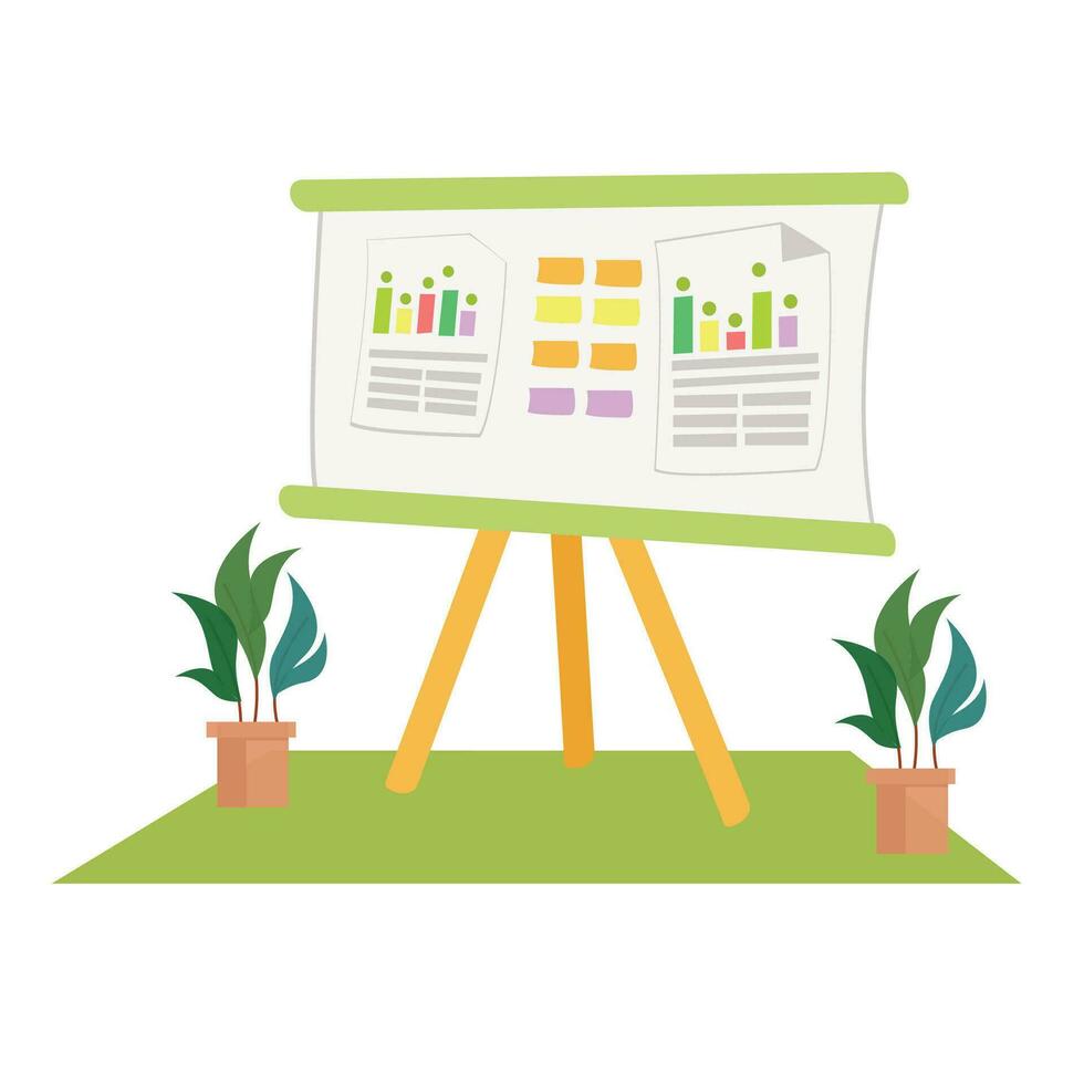 easel board vector