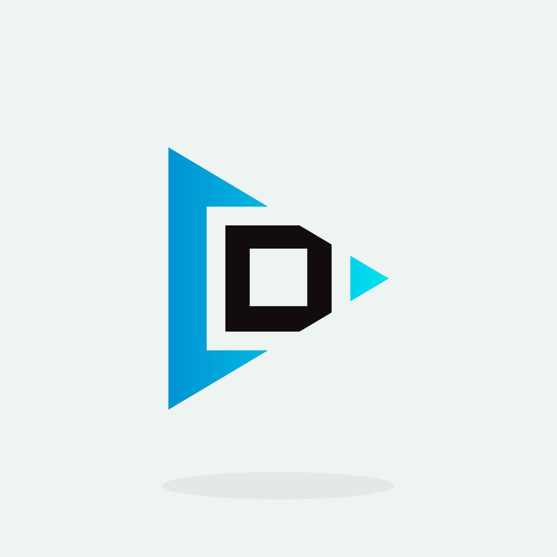Play button for media app logo design. Streaming service app Logotype