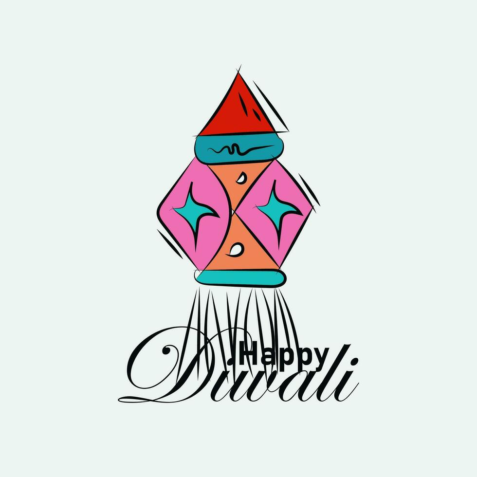 Happy Diwali element for background, wallpaper, banner vector