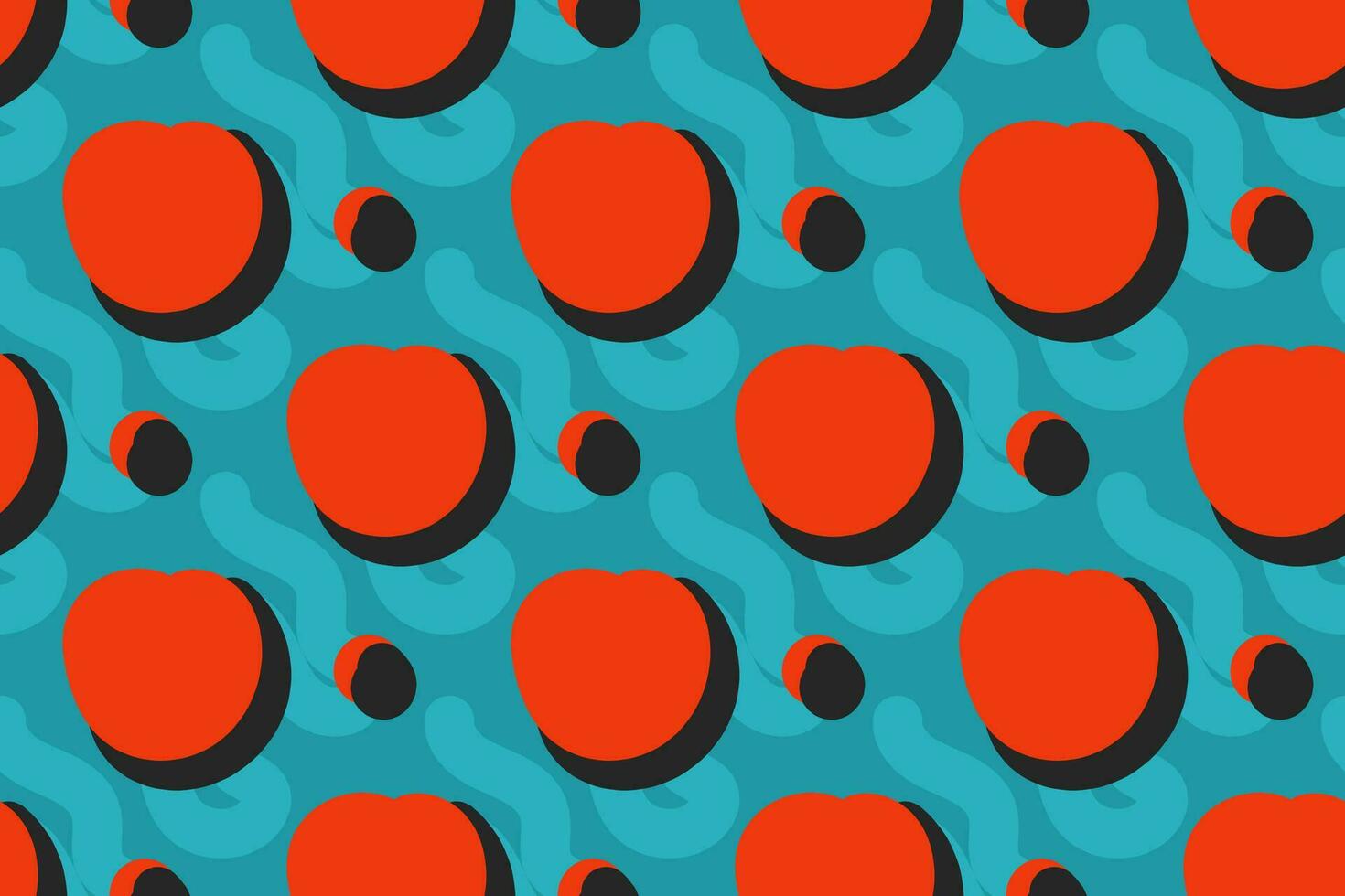 Abstract contemporary seamless pattern with hand drawn shapes, spots, dots and lines with textures. Vibrant boho print. Modern collage vector illustration