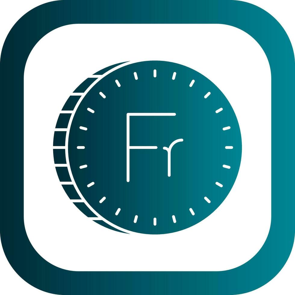 Franc Vector Icon Design