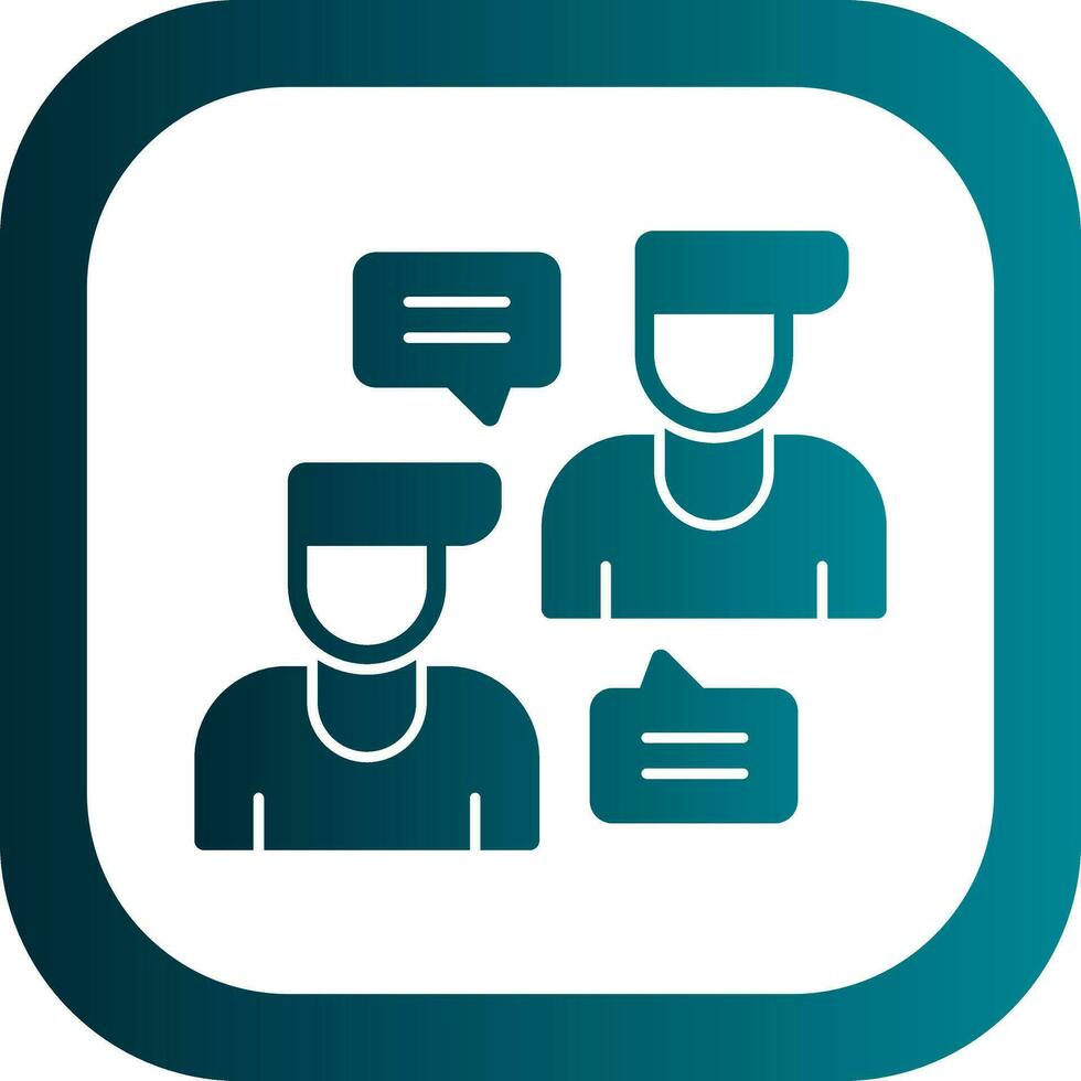 Forum Vector Icon Design