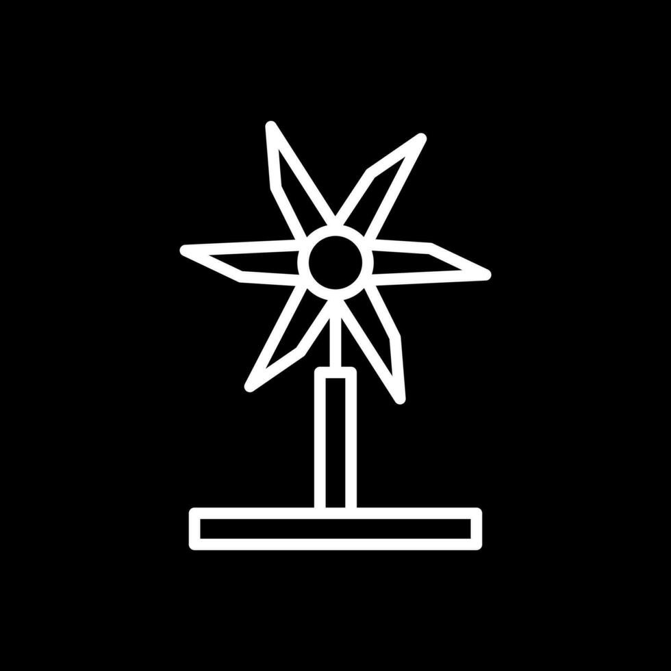 diseño de icono de vector de turbina de viento