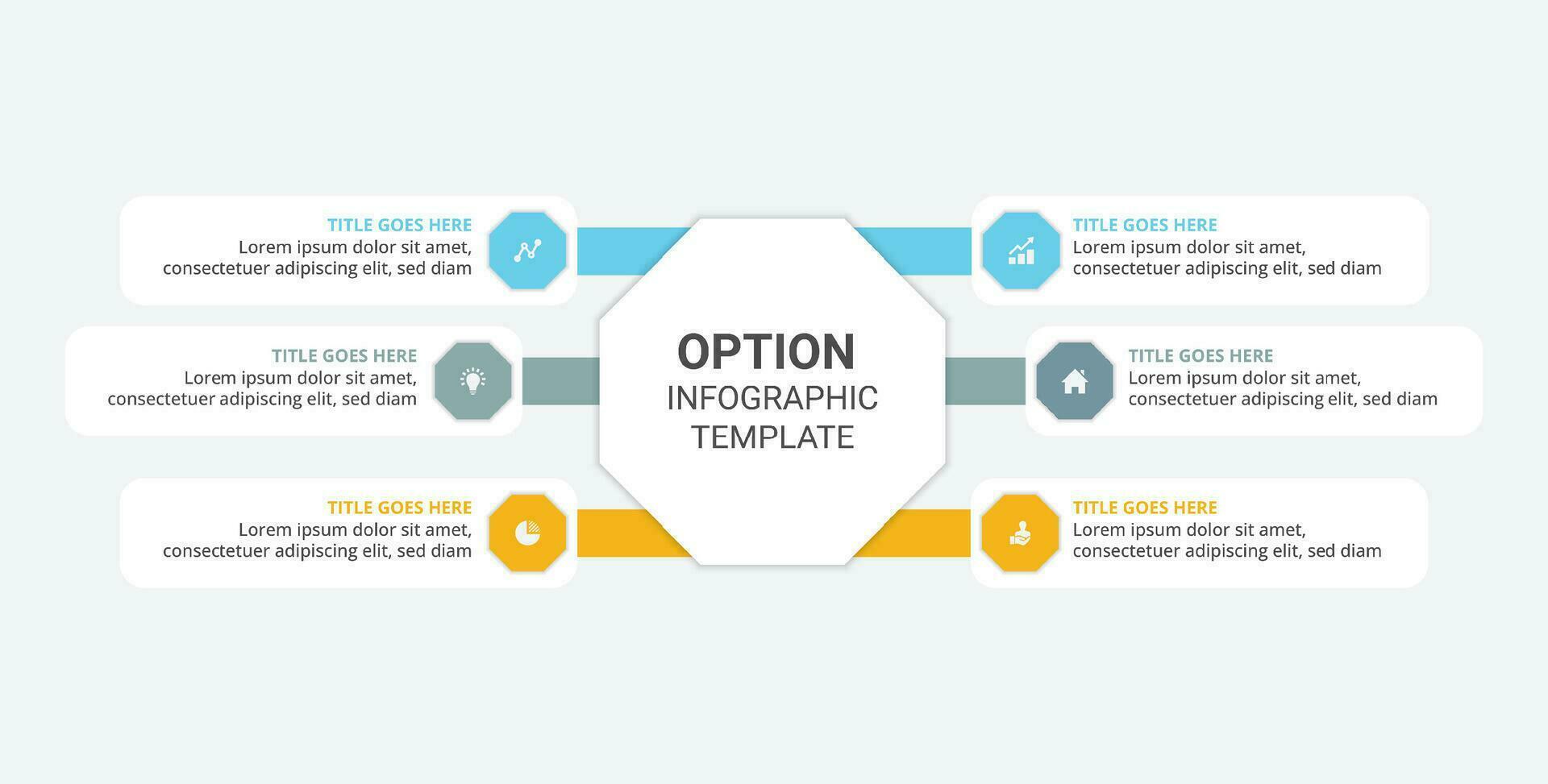 Process Workflow Infographic Template Design vector