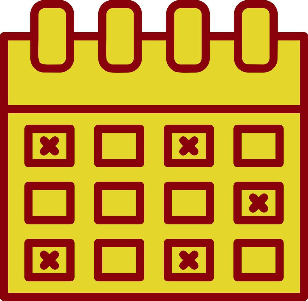 diseño de icono de vector de calendario