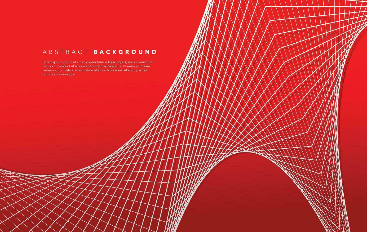 modern red and white abstract background design template vector
