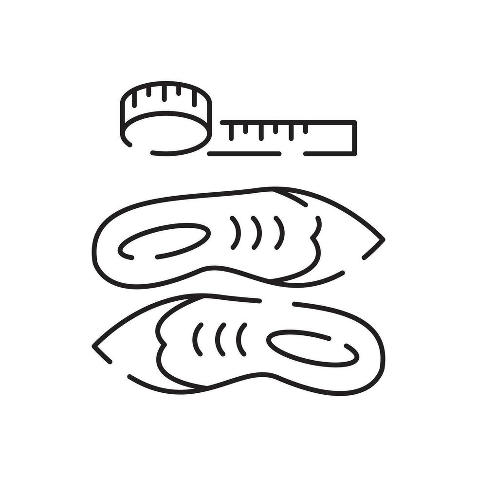 Shoemaker line icon. Shoe Torn Sole Icon Vector. Outline Shoe Torn Sole Sign. Isolated Contour Symbol Illustration. vector