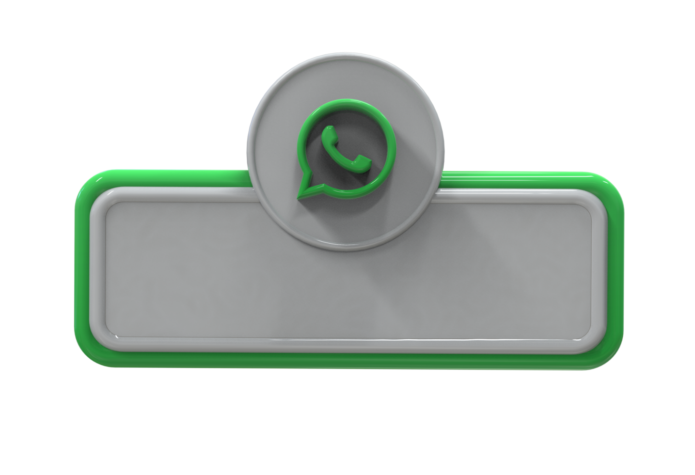 Social media icon logo lower third web banner 3d design render png