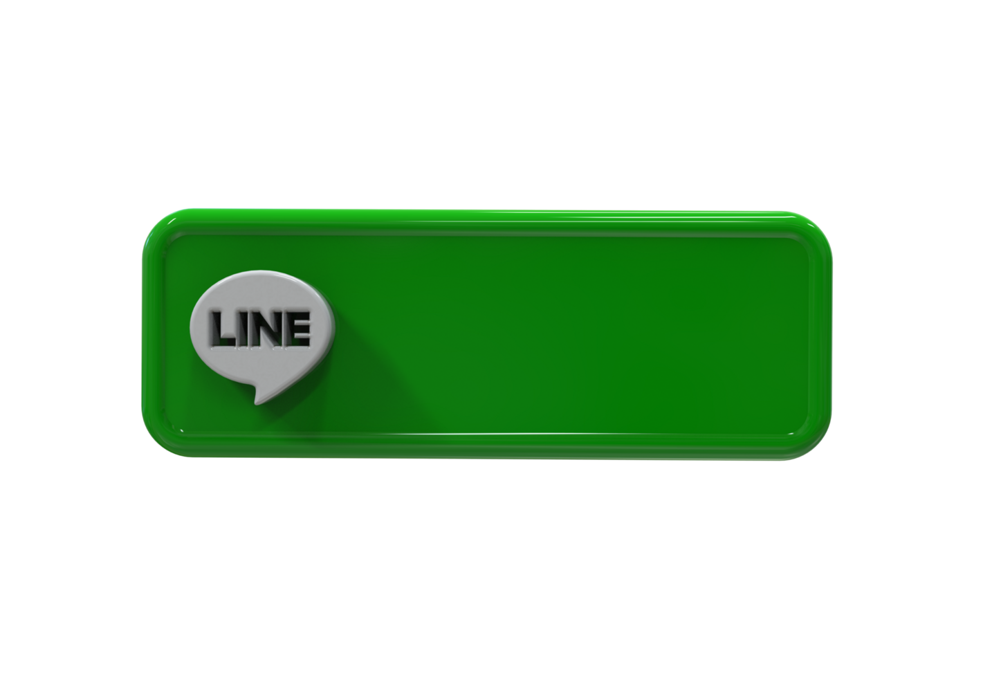 Social media icon logo lower third web banner 3d design render png