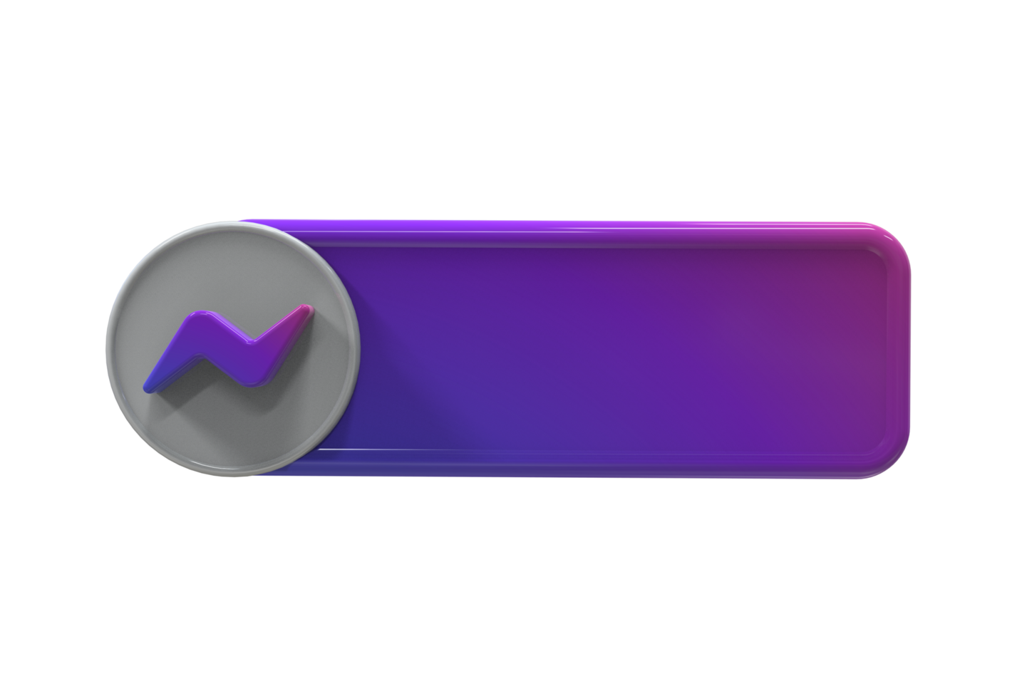 Social media icon logo lower third web banner 3d design render png