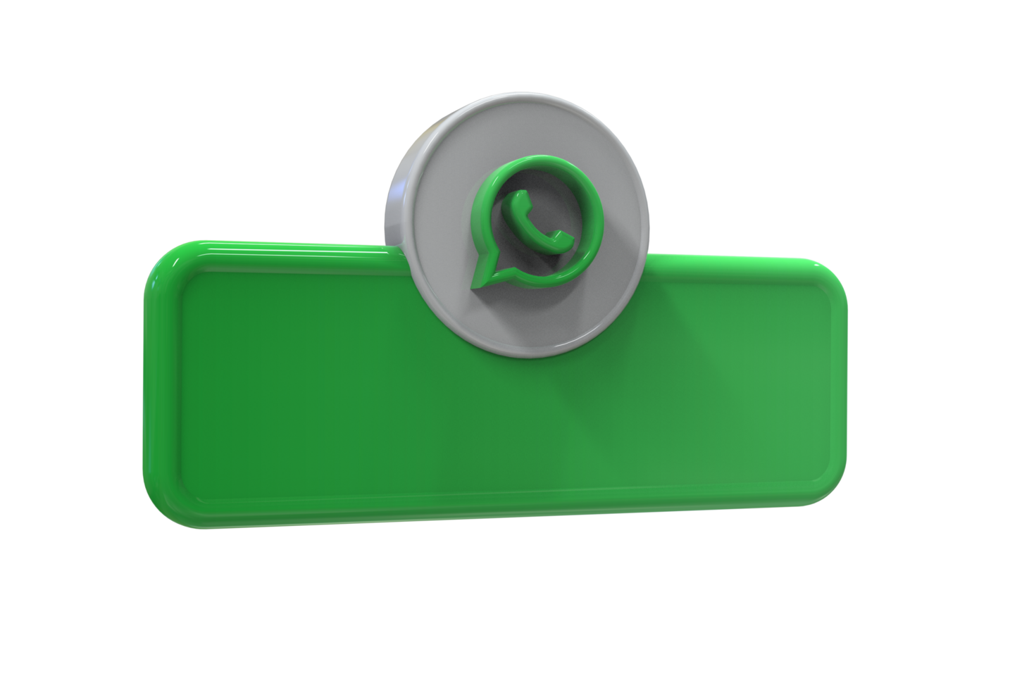 Social media icon logo lower third web banner 3d design render png
