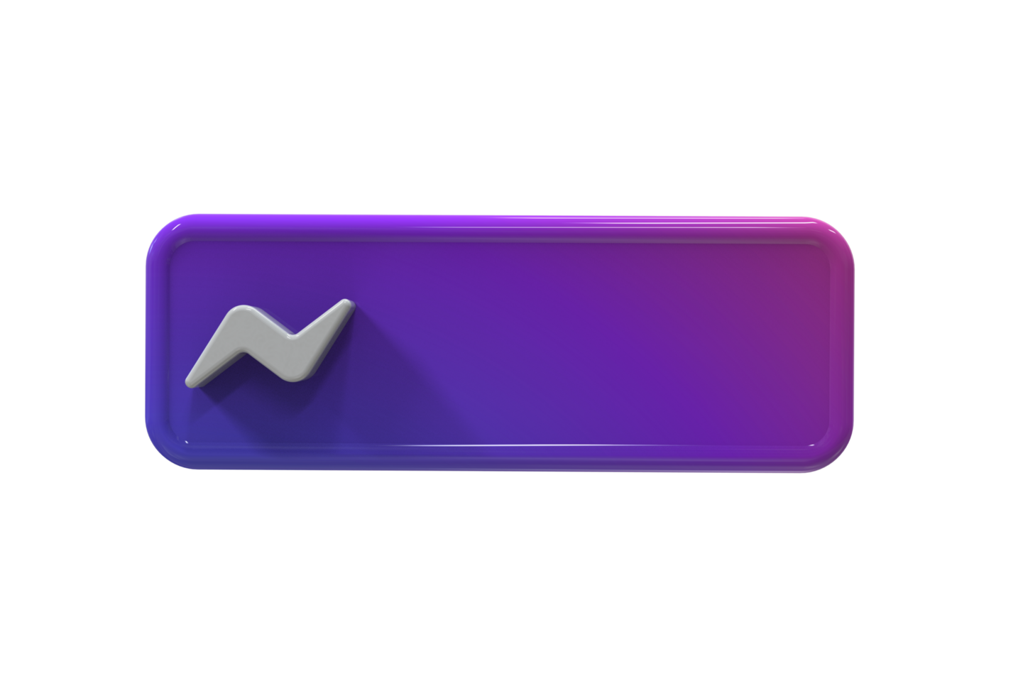 Social media icon logo lower third web banner 3d design render png