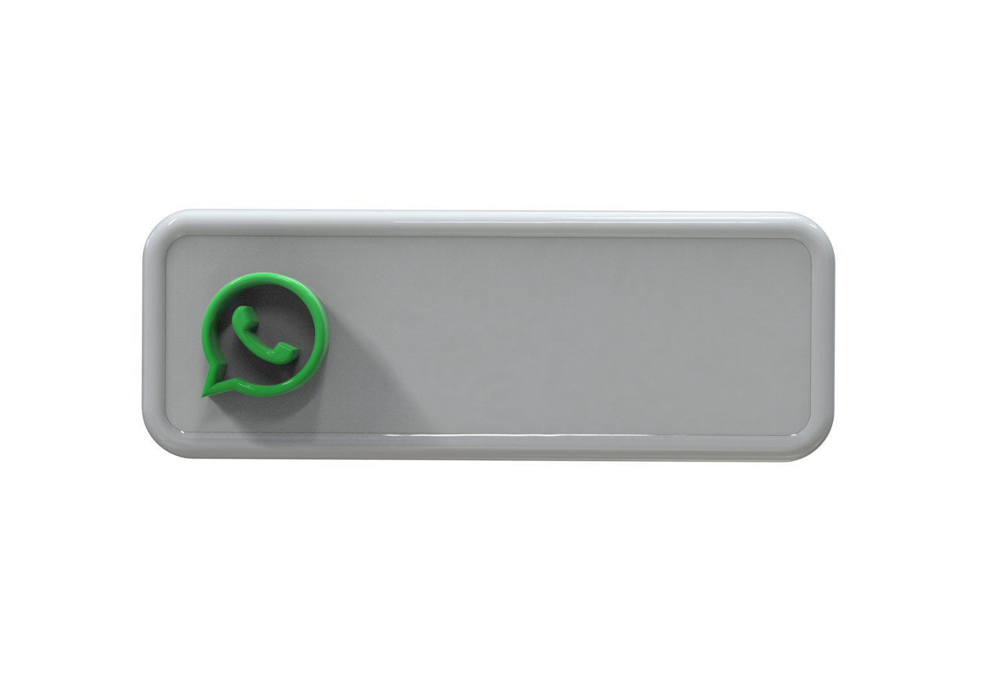 Social media icon logo lower third web banner 3d design render png