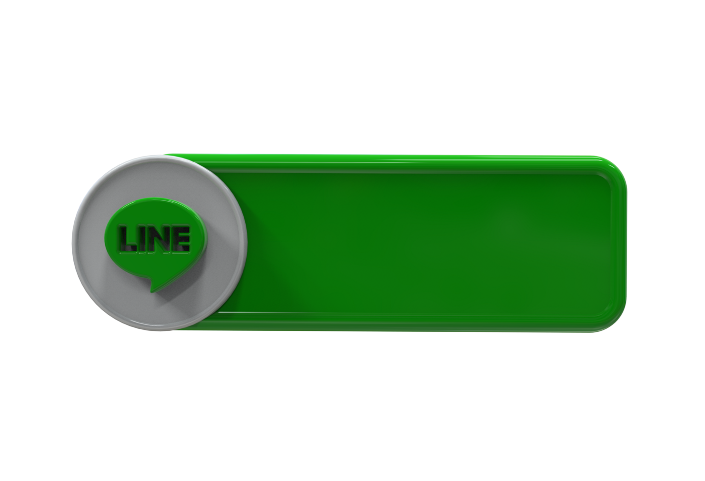 Social media icon logo lower third web banner 3d design render png