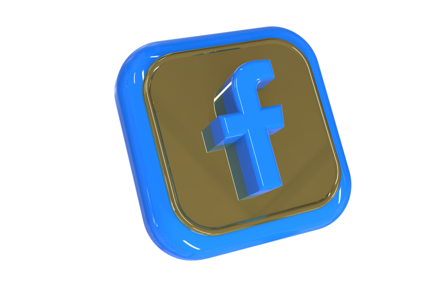 logo icono 3d social medios de comunicación en moderno png