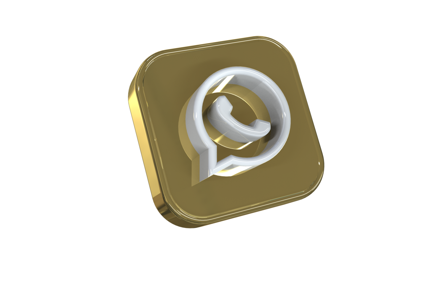 logo icon 3d social media in modern png