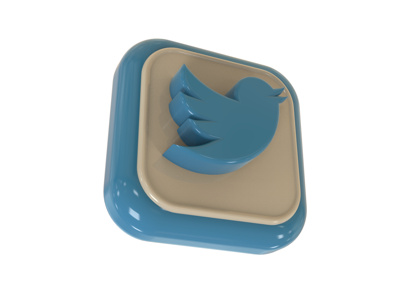 logo icon 3d social media in modern png
