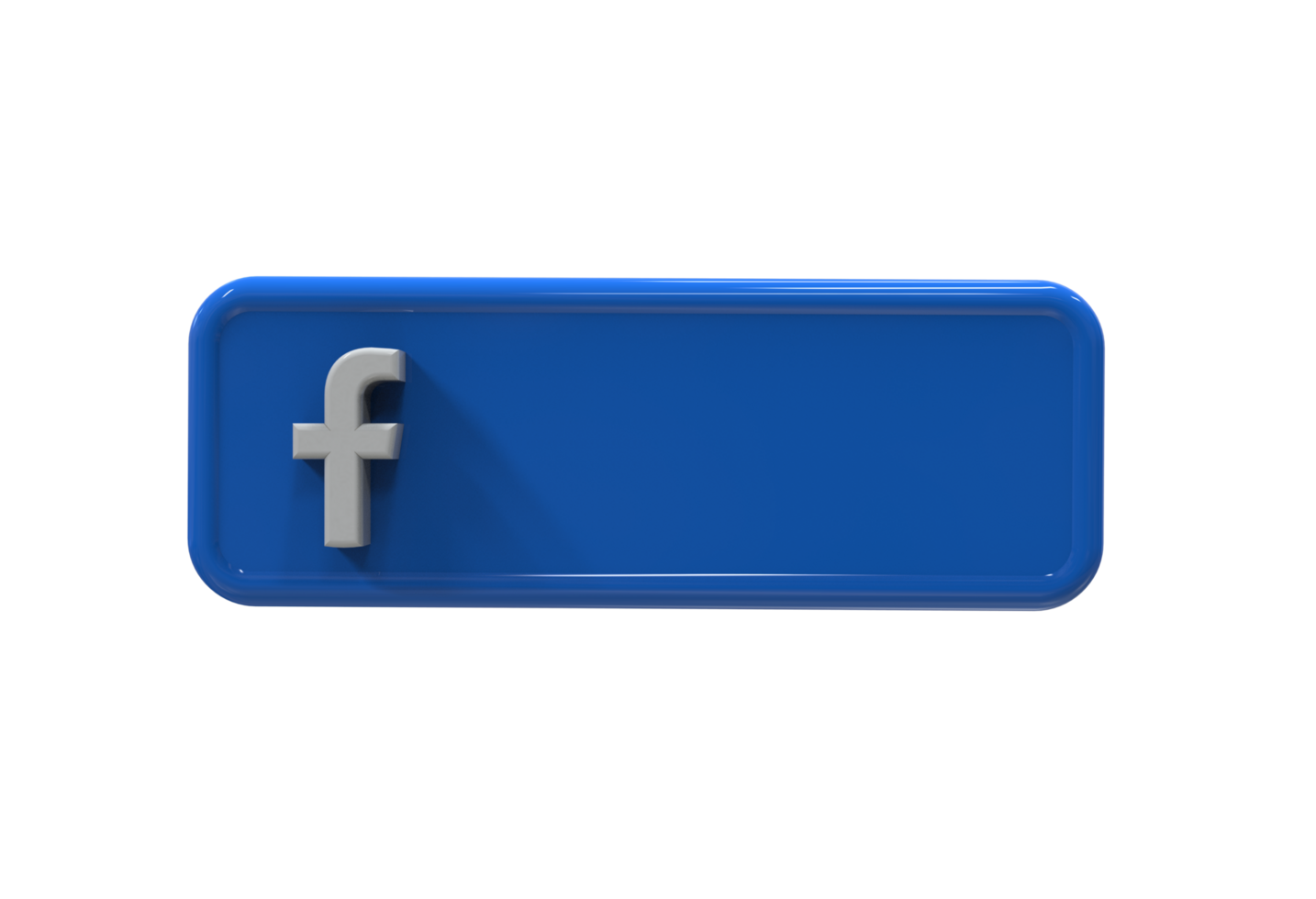 Social media icon logo lower third web banner 3d design render png